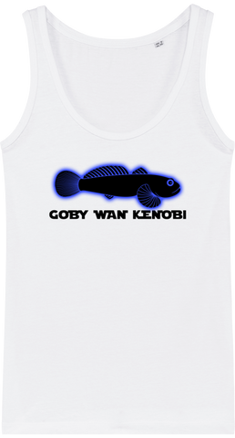 Débardeur Femme Goby Wan Kenobi - Blanc