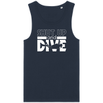 Débardeur Homme Shut Up and Dive - Bleu marine