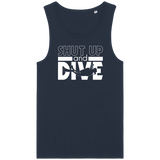 Débardeur Homme Shut Up and Dive - Bleu marine