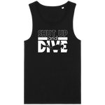 Débardeur Homme Shut Up and Dive - Noir