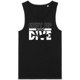 Débardeur Homme Shut Up and Dive - Noir