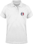 Polo Brodé Homme Plongeur Français - Blanc