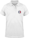 Polo Brodé Homme Plongeur Français - Blanc