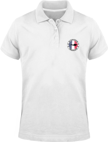 Polo Brodé Homme Plongeur Français - Blanc