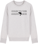 Pull Homme Come To The Shark Side - Gris clair chiné