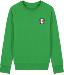 Pull Homme Brodé Plongeur Français - Vert