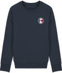 Pull Homme Brodé Plongeur Français - Bleu marine