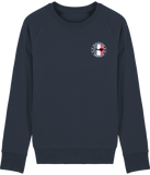 Pull Homme Brodé Plongeur Français - Bleu marine