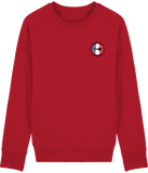 Pull Homme Brodé Plongeur Français - Rouge