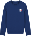 Pull Homme Brodé Plongeur Français - Bleu roi