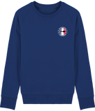 Pull Homme Brodé Plongeur Français - Bleu roi