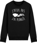 Pull Homme J'peux pas j'ai plongée - Noir