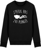 Pull Homme J'peux pas j'ai plongée - Noir