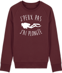 Pull Homme J'peux pas j'ai plongée - Bordeaux