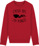 Pull Homme J'peux pas j'ai plongée - Rouge