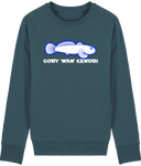 Pull Homme Goby Wan Kenobi - Bleu canard