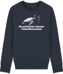 Pull Homme Save the Oceans - Bleu marine