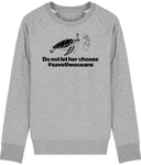 Pull Homme Save the Oceans - Gris chiné