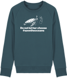 Pull Homme Save the Oceans - Bleu canard