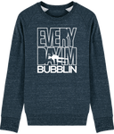 Pull Homme Everyday I'm Bubblin - Bleu jean