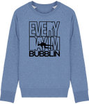 Pull Homme Everyday I'm Bubblin - Bleu chiné