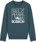 Pull Homme Everyday I'm Bubblin - Bleu canard