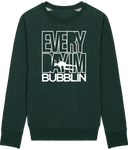 Pull Homme Everyday I'm Bubblin - Vert sapin chiné