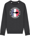 Pull Homme Plongeur Français - Gris foncé chiné