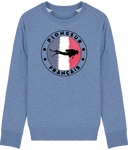 Pull Homme Plongeur Français - Bleu chiné