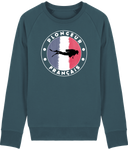 Pull Homme Plongeur Français - Bleu canard