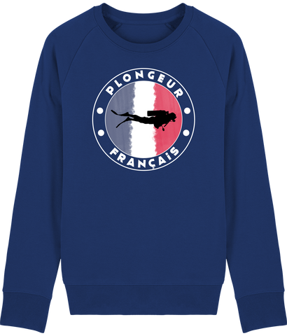 Pull Homme Plongeur Français - Bleu roi