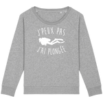 Pull Femme J'peux pas j'ai plongée - Gris chiné