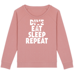 Pull Femme Dive Eat Sleep Repeat - Rose