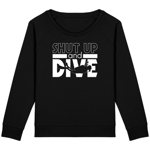 Pull Femme Shut Up and Dive - Noir