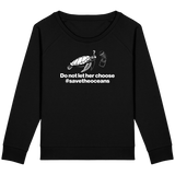 Pull Femme Save the Oceans - Noir