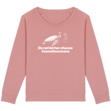 Pull Femme Save the Oceans - Rose