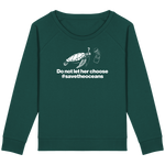 Pull Femme Save the Oceans - Vert foncé