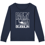 Pull Femme Everyday I'm Bubblin - Bleu marine