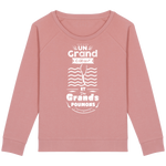 Pull Femme Un grand cœur et des grands poumons - Rose