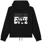 Sweat Court Femme Shut Up and Dive - Noir