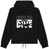 Sweat Court Femme Shut Up and Dive - Noir