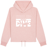 Sweat Court Femme Shut Up and Dive - Rose poudré chiné