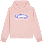 Sweat Court Femme Goby Wan Kenobi - Rose poudré chiné