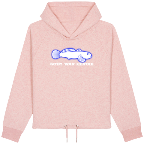 Sweat Court Femme Goby Wan Kenobi - Rose poudré chiné