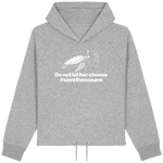 Sweat Court Femme Save the Oceans - Gris chiné