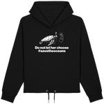 Sweat Court Femme Save the Oceans - Noir