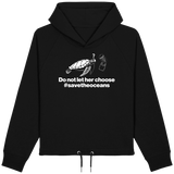 Sweat Court Femme Save the Oceans - Noir