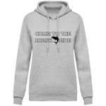 Sweat Femme Come to the shark side - Gris