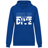 Sweat Femme Shut Up and Dive - Bleu roi