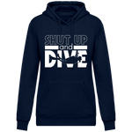 Sweat Femme Shut Up and Dive - Bleu marine